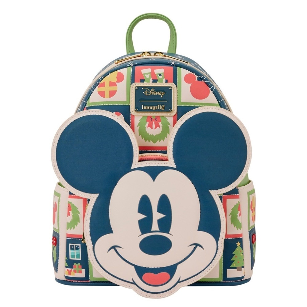 Loungefly Disney Mickey And Minnie Christmas Holiday 2025‎ Mini Backpack NWT